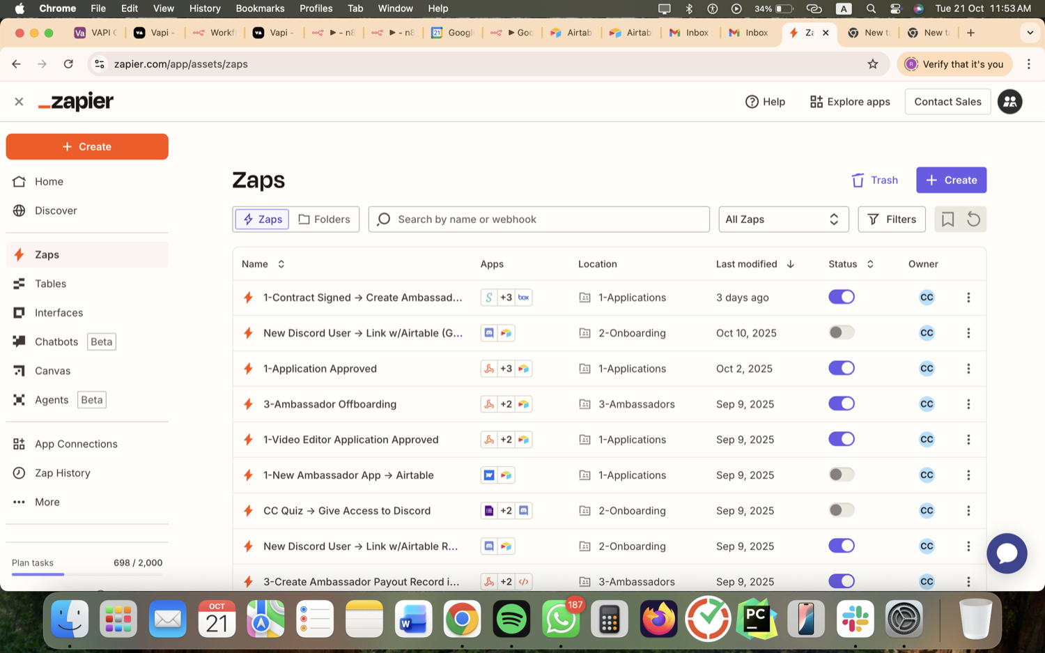 Creator Ambassador Program Ops - Airtable, Make.com & Zapier screenshot 38
